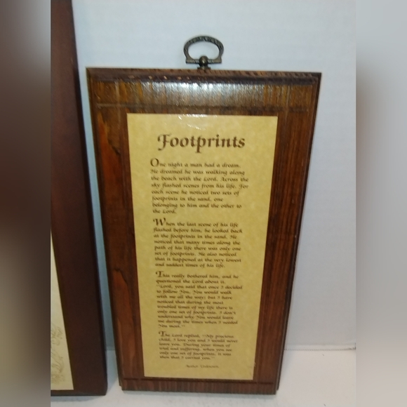 Vtg Holly Hobbie Wood Plaque What The World Needs American Greeting & Footprints - Picture 10 of 16